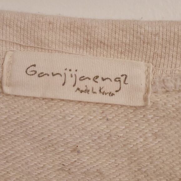 Ganjijaeng French Terry Nautical Shirt Dress Tunic - Picture 3 of 6